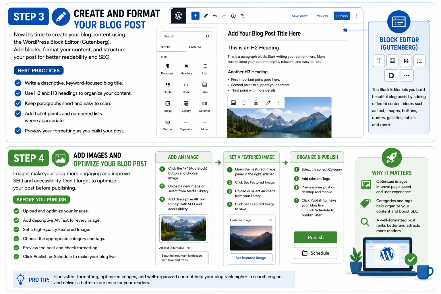 How to upload blog in wordpress