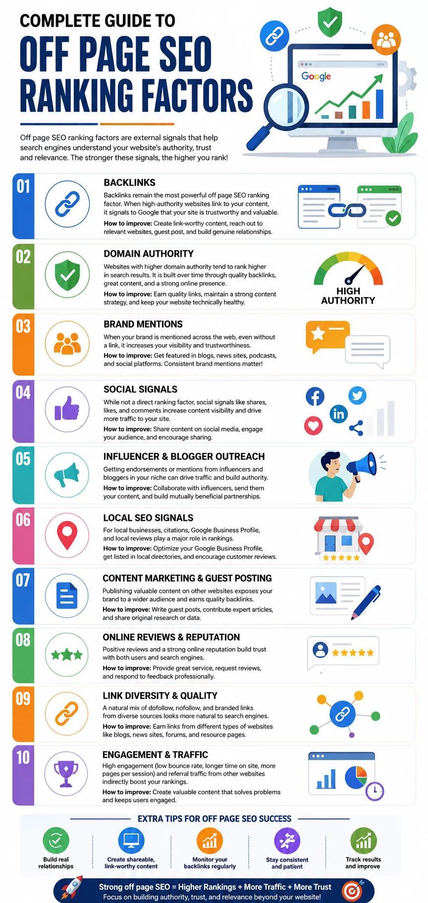 Off page seo ranking factors