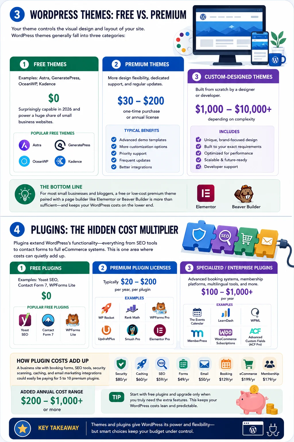 How much does a WordPress website cost in 2026
