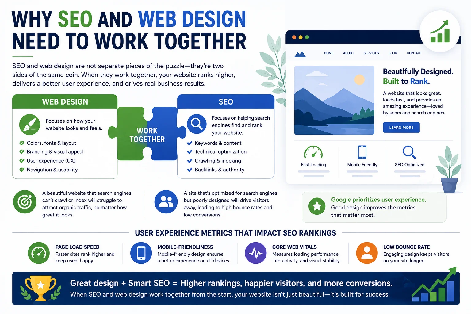What is seo website design